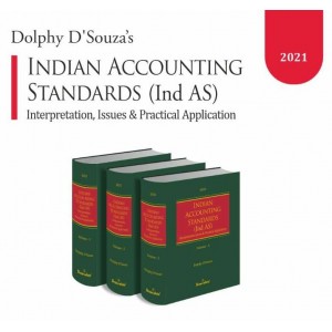 Snow White Publication's Indian Accounting Standards (Ind-AS) with CD by Dolphy D'Souza [3 Vols. Edn. 2021] 
